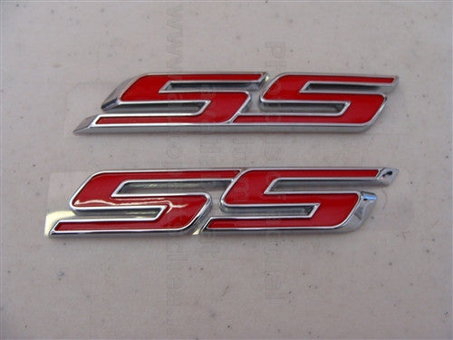 2010-2012 Camaro 2 New SS Emblems Genuine GM Pair Red or White