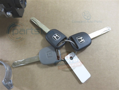 2007-2011 Honda Civic Ignition Switch Lock Cylinder With Keys Genuine New