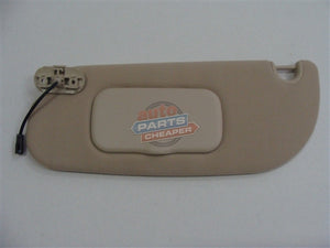 2003-2005 Ford Explorer Parchment TAN Sun Visor With Mirror Genuine OEM