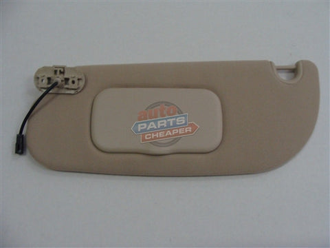 2003-2005 Ford Explorer Parchment TAN Sun Visor With Mirror Genuine OEM