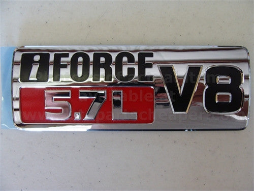 2007-2011 Toyota Tundra I Force iForce v8 Chrome Red Fender Emblem